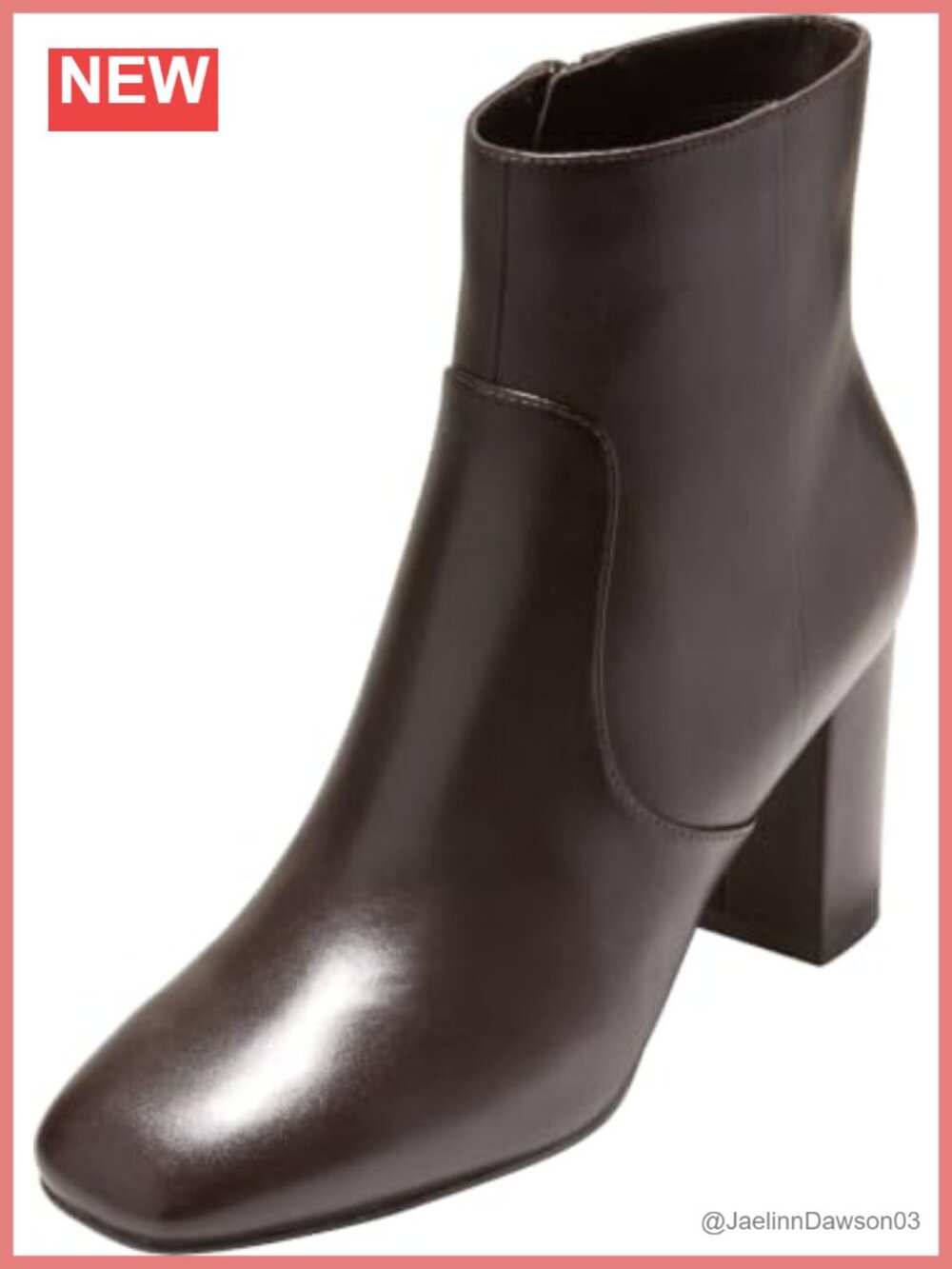 Leather Ankle Booties Pull-On Cushioned Sole Business Casual Women's Shoes